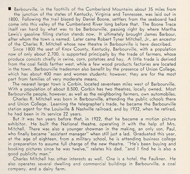 Theater Showman and More: Charles R. Mitchell (1938)