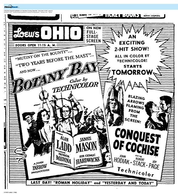 Alan Ladd--Number Four Box Office Star (1953)