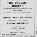 4 Devils at the Playhouse, Lerwick, 17-19 Apr, 1930