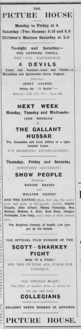 4 Devils at the Playhouse, Lerwick, 17-19 Apr, 1930