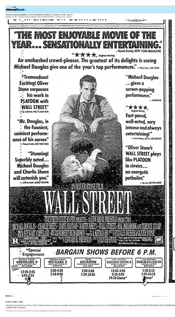 Michael Douglas--Number Two Box Office Star (1987)