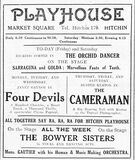 Murnau and Buster at the Playhouse, week of 6 January, 1930