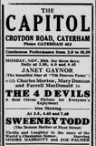 4 Devils at the Capitol, 25-27 November, 1929