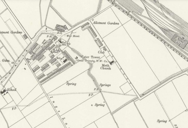 Extract from 1932 OS Map of Immingham