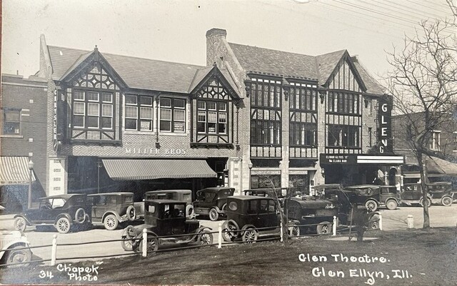 Crisper version of 1927 postcard via eBay courtesy LeRoy Blommaert.