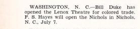 African American Theater (1947) Opening