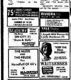 Composite photo of several OKC porn theatres in the mid 70's.