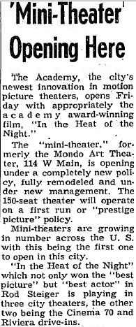 Prosecution of Theatre owners and operators