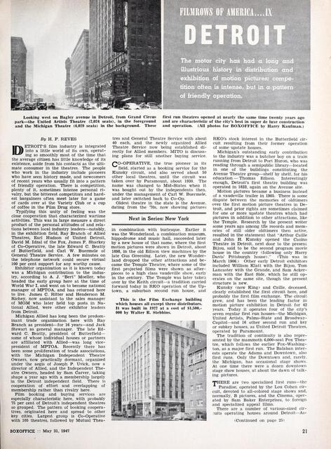 Downtown First-Run Theaters (1947)
