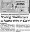 Housing development at site of former Drive-in Ok's Page1