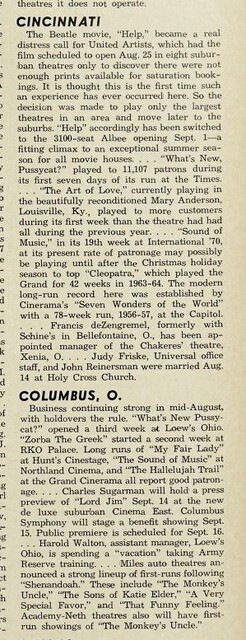 August 1965 News