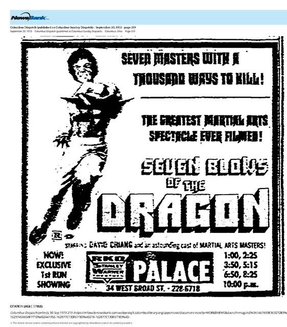 The Martial Arts Era: 1973