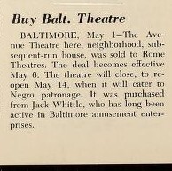 African American Theater (1958)