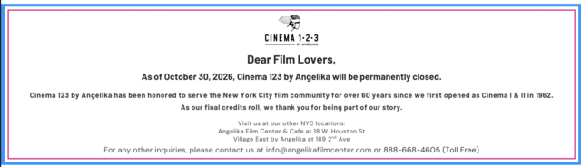 Cinema 1, 2 & 3 by Angelika