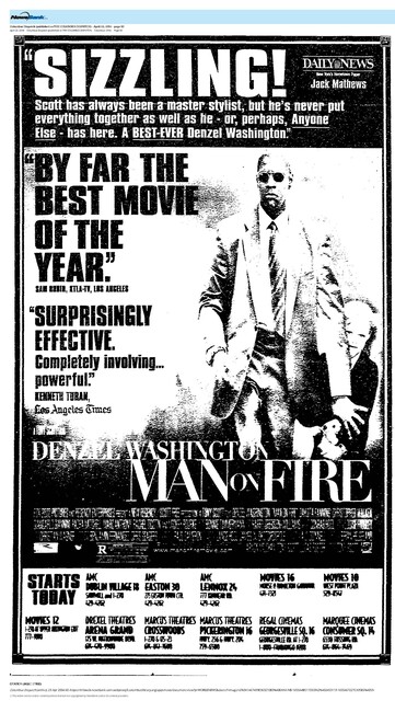 Denzel Washington--Number Six Box Office Star (2004)