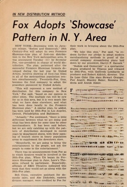 Should Entertainment Come to the People or Should People Come to the Entertainment? (1962)