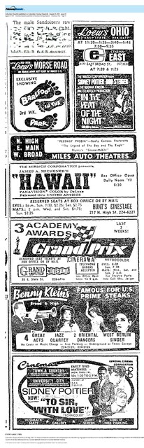 Double Sidney Poitier at Four First-Run Theaters (1967)/Number Seven Box Office Star