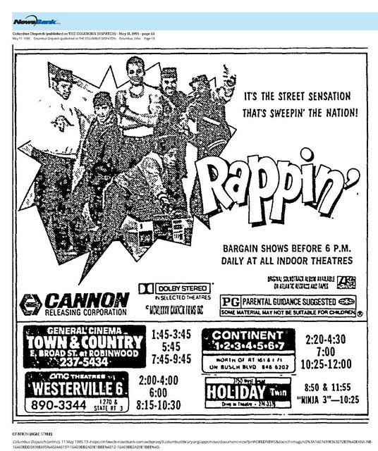 Hip Hop Cinema (1985)