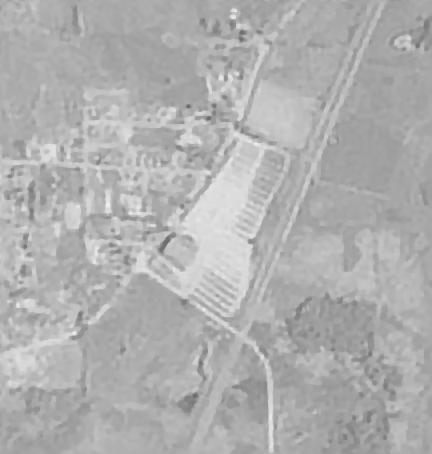 1953 aerial photo, where was the drive-in