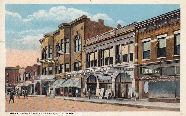 LYRIC and GRAND Theatres; Blue Island, Illinois. 