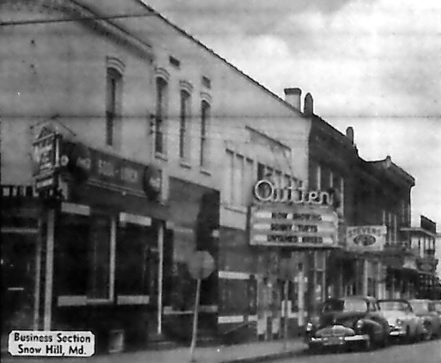 OUTTEN Theatre (OPERA HOUSE, GEM); Snow Hill, Maryland.