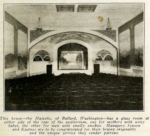 Majestic Theatre, Ballard, Washington in 1916