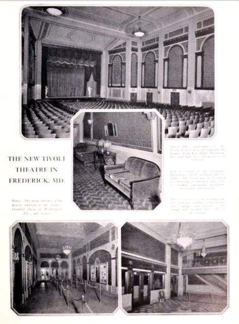 Tivoli Theatre, Frederick, Maryland in 1926